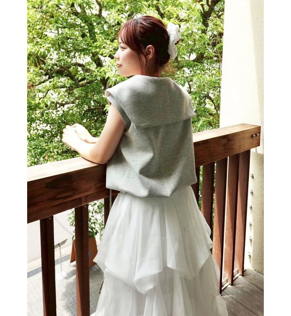 dazzlin「ランダムタックバルーンスカート」|スカート|