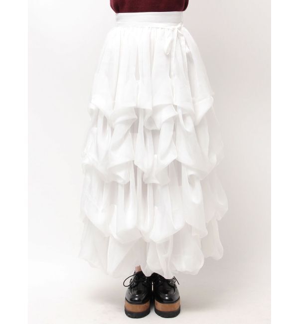 dazzlin「ランダムタックバルーンスカート」|スカート|