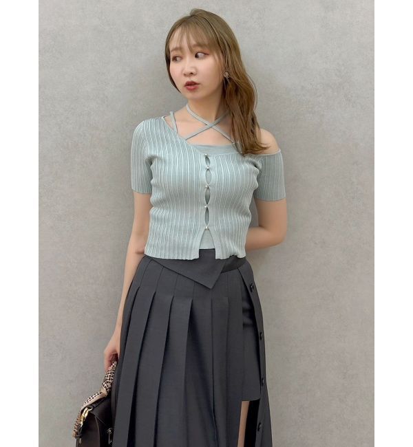 dazzlin「パンツレイヤードプリーツスカート」|スカート|