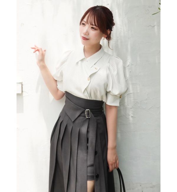 dazzlin「パンツレイヤードプリーツスカート」|スカート|