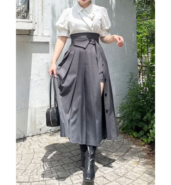 dazzlin「パンツレイヤードプリーツスカート」|スカート|