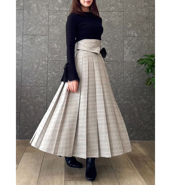 dazzlin「パンツレイヤードプリーツスカート」|スカート|