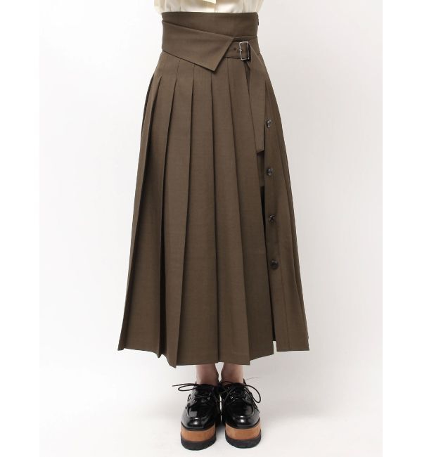 dazzlin「パンツレイヤードプリーツスカート」|スカート|