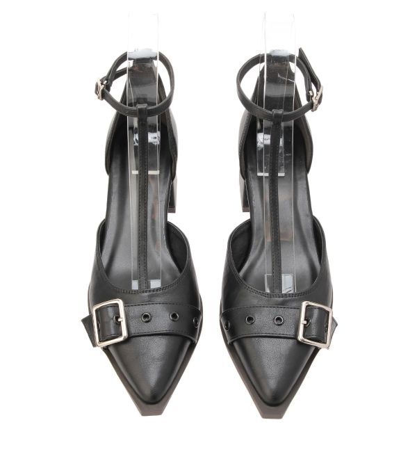 dazzlin「Tストラップベルトパンプス」|パンプス|