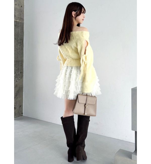 dazzlin「ルミナスカラーオフショルニット」|ニット・セーター|