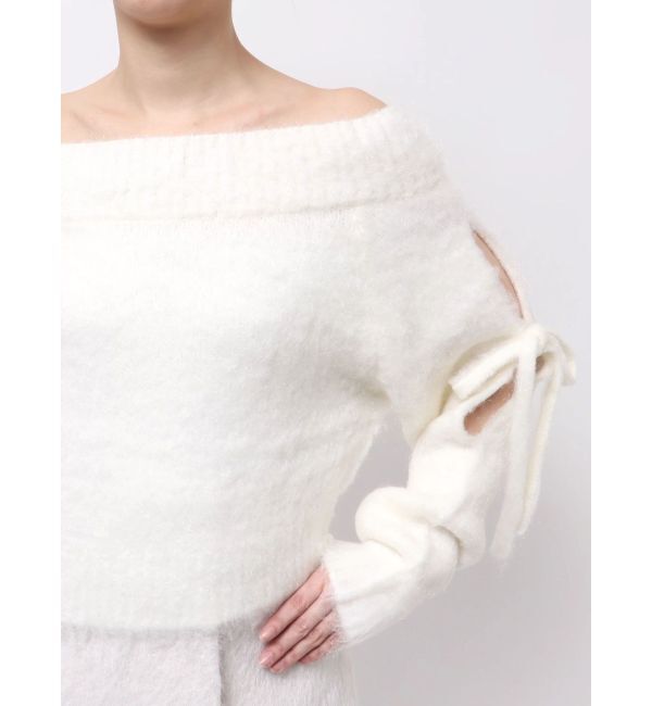 dazzlin「ルミナスカラーオフショルニット」|ニット・セーター|