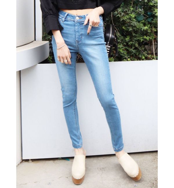 EMODA「【ELDER】FIXジャストウエストデニム」|デニム|