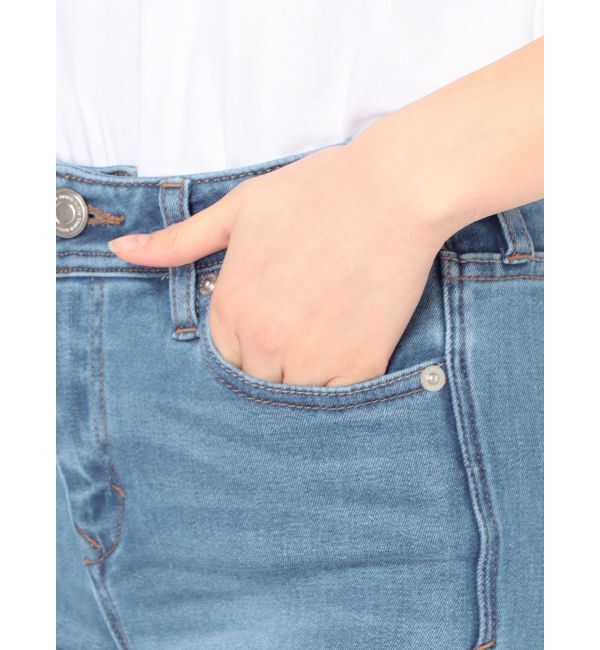 EMODA「【ELDER】FIXジャストウエストデニム」|デニム|