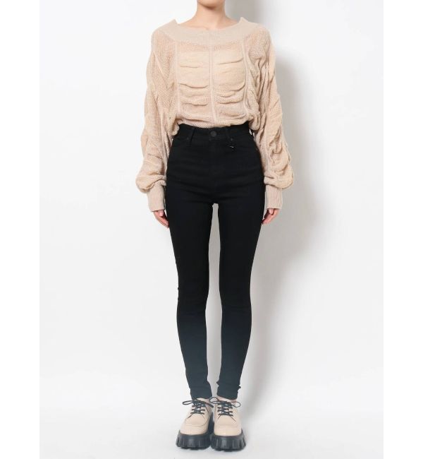 EMODA「【ELDER】SYMジャストウエストデニム」|デニム|