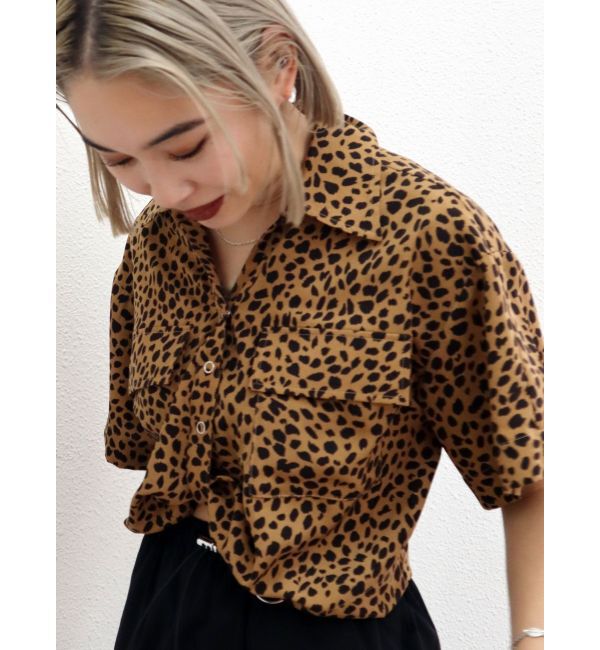 EMODA「ツイストショートシャツ」|シャツ・ブラウス|