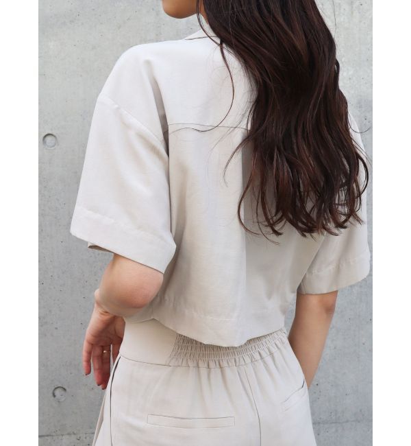 EMODA「ツイストショートシャツ」|シャツ・ブラウス|