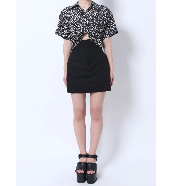 EMODA「ツイストショートシャツ」|シャツ・ブラウス|