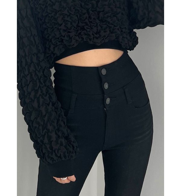 EMODA「【ELDER】SYMハイウエストデニム」|デニム|