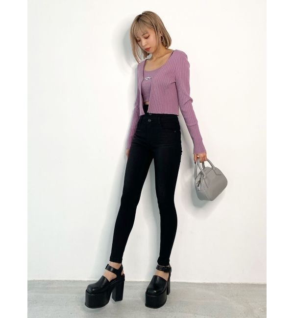 EMODA「【ELDER】SYMハイウエストデニム」|デニム|