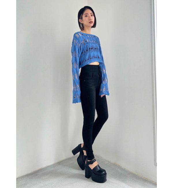 EMODA「【ELDER】SYMハイウエストデニム」|デニム|