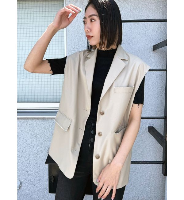 EMODA「ヴィンテージオーバーベスト」|ベスト・ジレ|