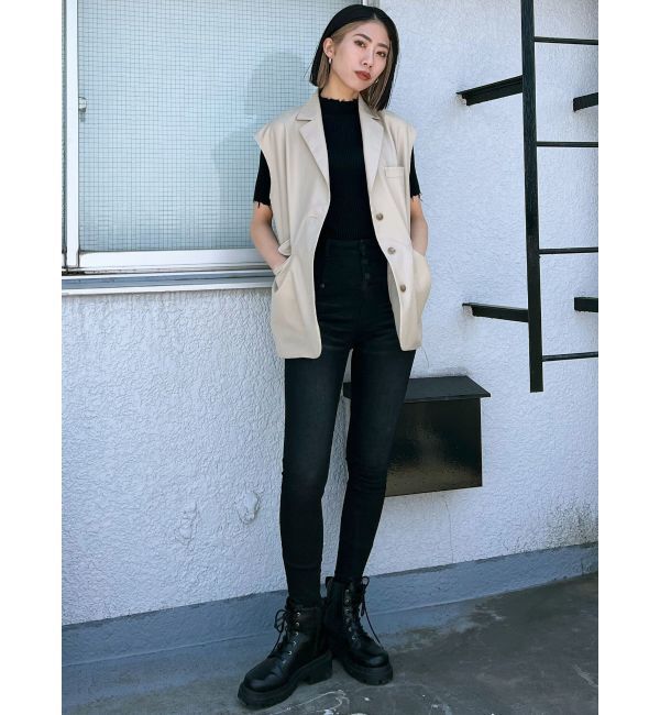 EMODA「ヴィンテージオーバーベスト」|ベスト・ジレ|