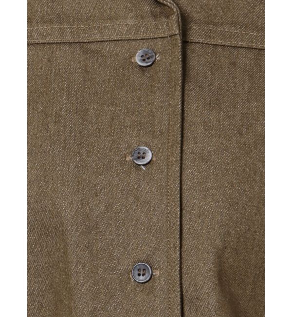 EMODA「ヘムカットオフクロップドシャツ」|シャツ・ブラウス|