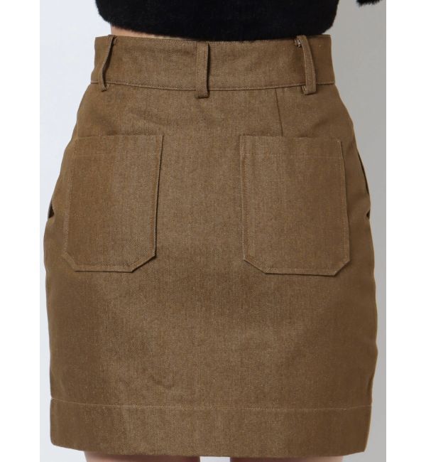 EMODA「アウトポケットミニスカート」|スカート|