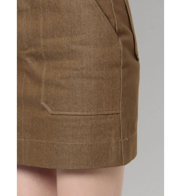 EMODA「アウトポケットミニスカート」|スカート|