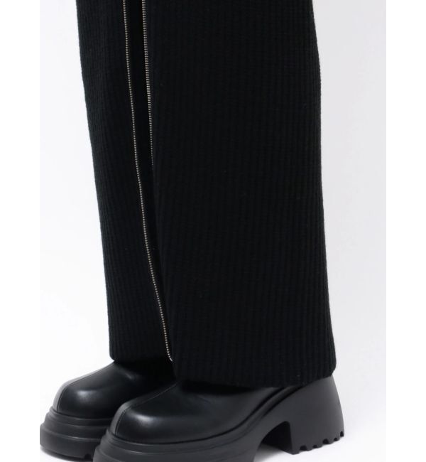 EMODA「ジップマキシリブスカート」|スカート|