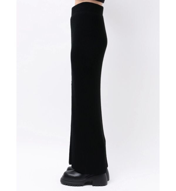 EMODA「ジップマキシリブスカート」|スカート|