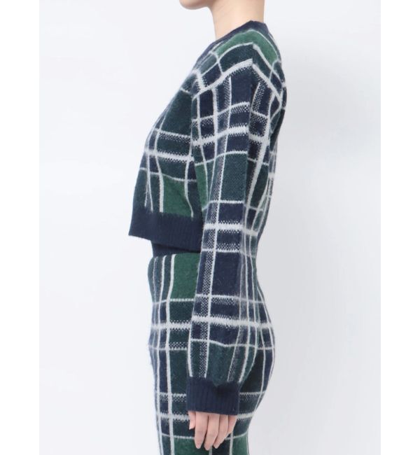 EMODA「ジャガードチェックニット」|ニット・セーター|