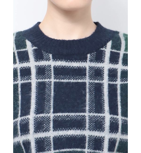 EMODA「ジャガードチェックニット」|ニット・セーター|
