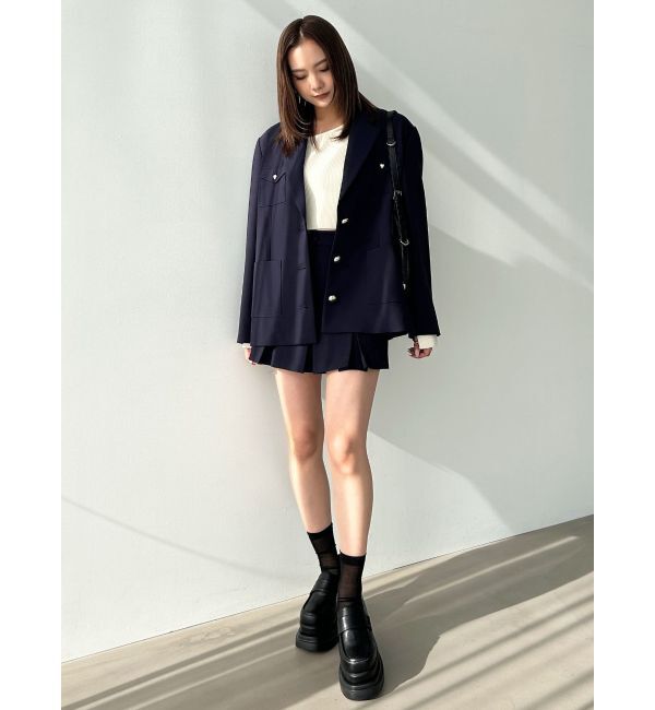 EMODA「プリーツミニスカート」|スカート|