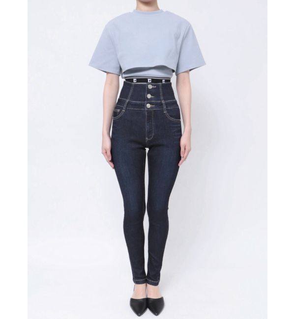 EMODA「【ELDER】SYMハイウエストデニム」|デニム|