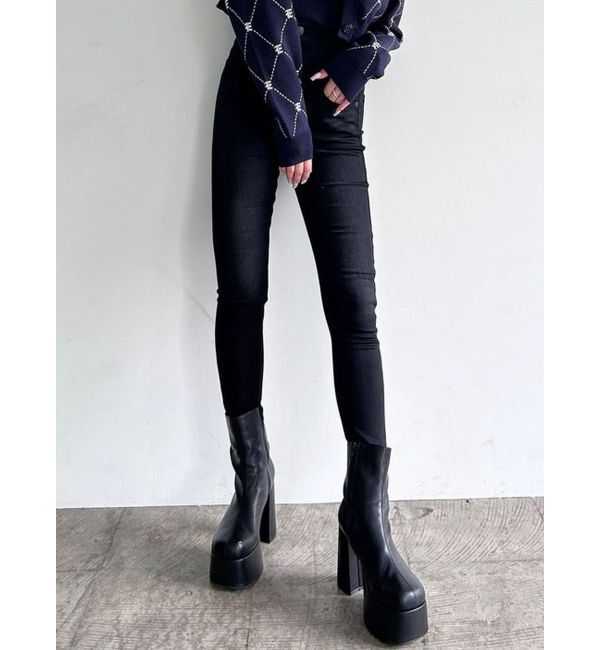 EMODA「【ELDER】SYMハイウエストデニム」|デニム|