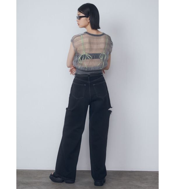 EMODA「シアーチュールニットタンクトップ」|タンクトップ|