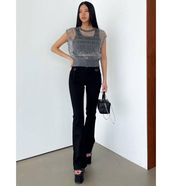 EMODA「シアーチュールニットタンクトップ」|タンクトップ|