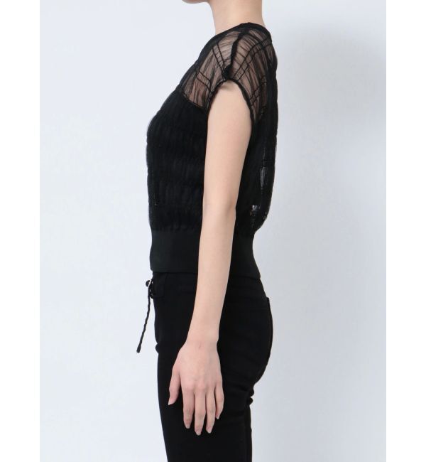 EMODA「シアーチュールニットタンクトップ」|タンクトップ|