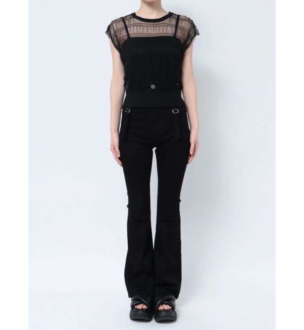 EMODA「シアーチュールニットタンクトップ」|タンクトップ|