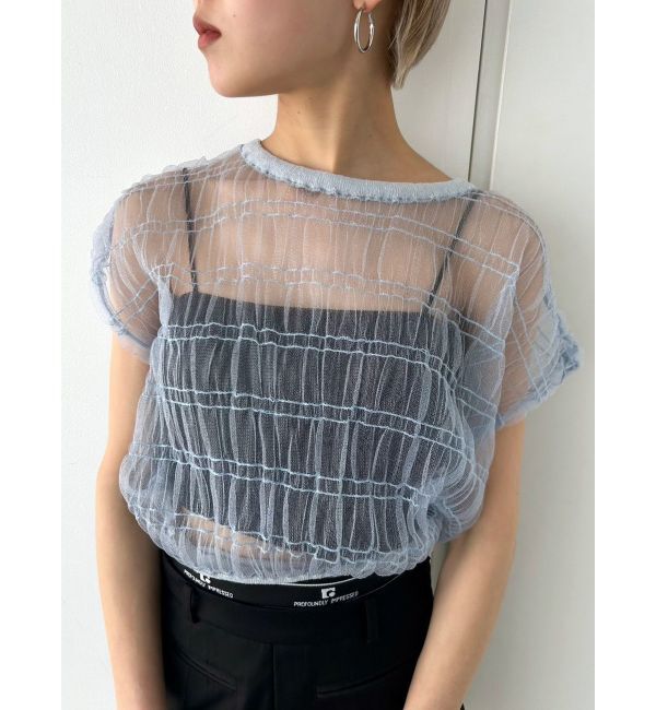 EMODA「シアーチュールニットタンクトップ」|タンクトップ|