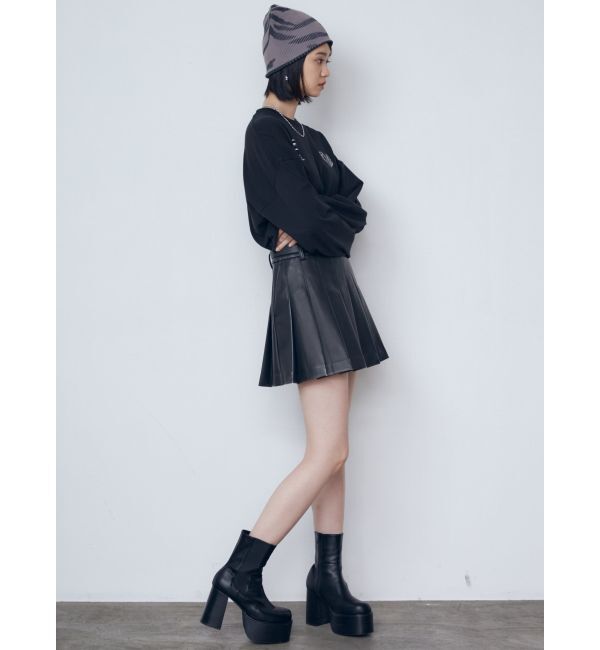 EMODA「マークユニットロングTシャツ」|Tシャツ・カットソー|