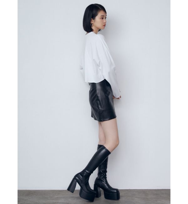 EMODA「マークユニットロングTシャツ」|Tシャツ・カットソー|