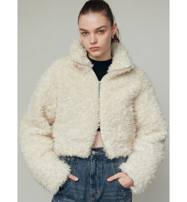 EMODA「2トーンボアブルゾン」|ブルゾン・スタジャン|