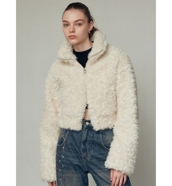 EMODA「2トーンボアブルゾン」|ブルゾン・スタジャン|