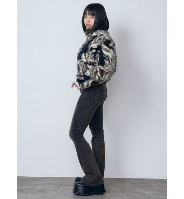 EMODA「2トーンボアブルゾン」|ブルゾン・スタジャン|