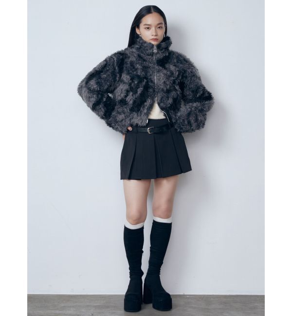 EMODA「2トーンボアブルゾン」|ブルゾン・スタジャン|