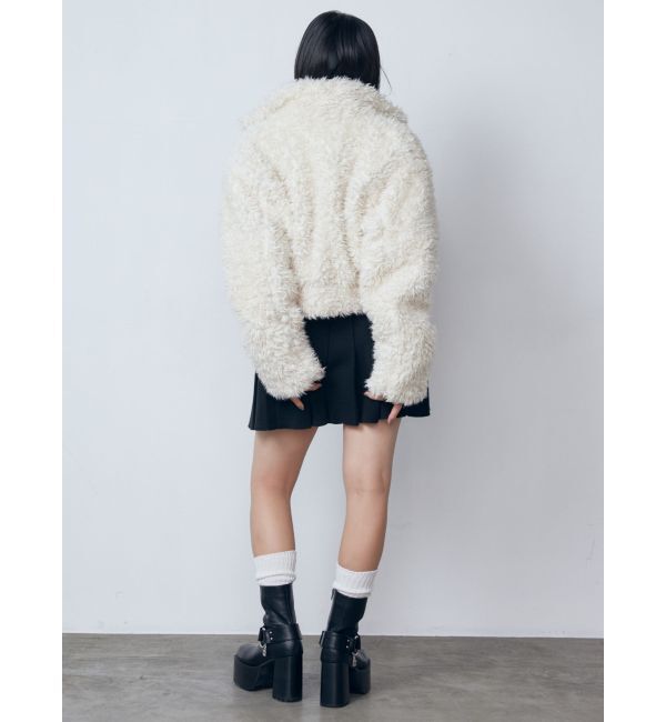 EMODA「2トーンボアブルゾン」|ブルゾン・スタジャン|