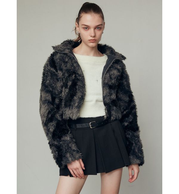 EMODA「2トーンボアブルゾン」|ブルゾン・スタジャン|