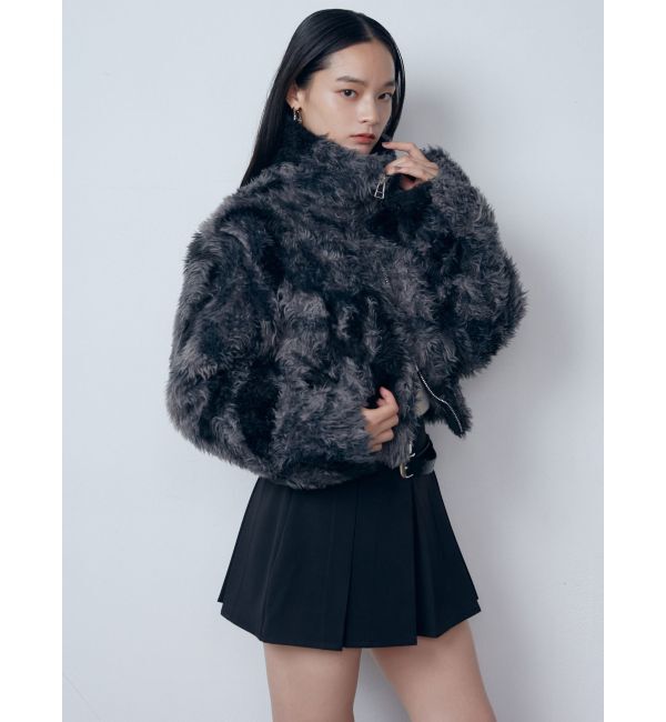 EMODA「2トーンボアブルゾン」|ブルゾン・スタジャン|