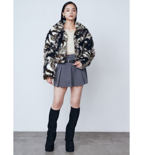 EMODA「2トーンボアブルゾン」|ブルゾン・スタジャン|