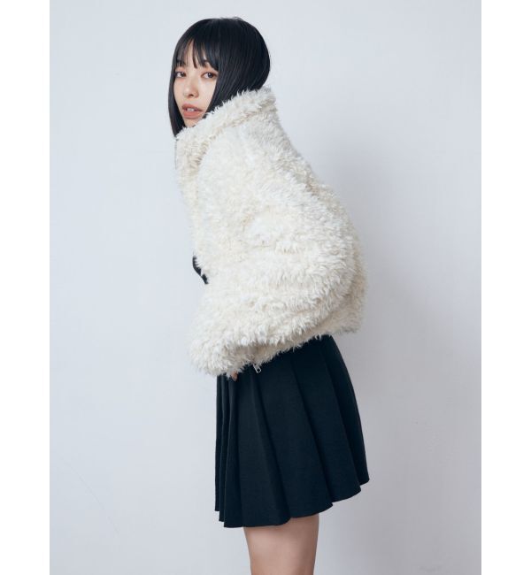 EMODA「2トーンボアブルゾン」|ブルゾン・スタジャン|