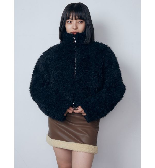 EMODA「2トーンボアブルゾン」|ブルゾン・スタジャン|