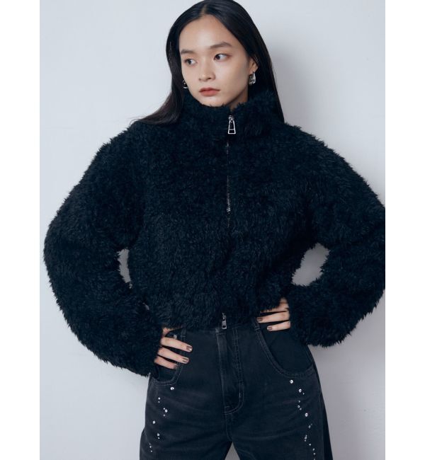 EMODA「2トーンボアブルゾン」|ブルゾン・スタジャン|