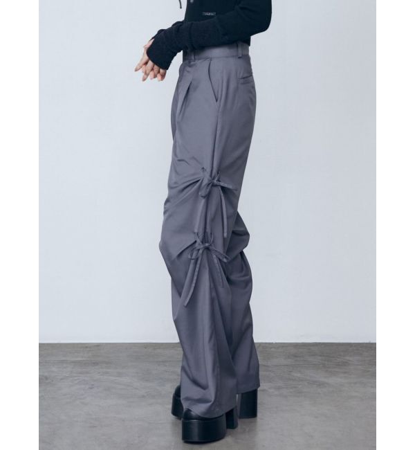 EMODA「サイドハンドリボンルーズパンツ」|その他|